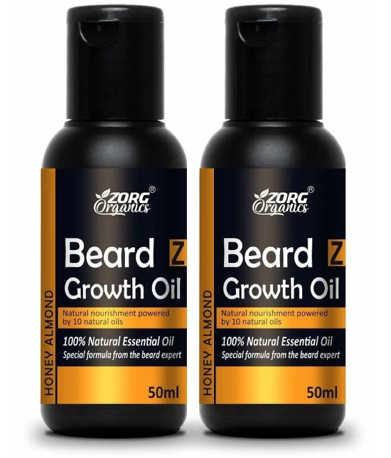 Zorg Organics Promotes Beard Growth Beard Oil ( Pack of 2 )