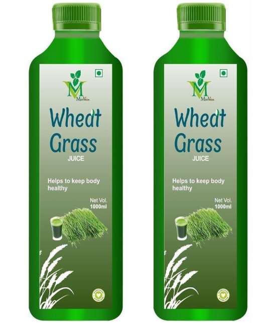 Wheat Grass sugar free Juice Pack of 2 - 1000ml