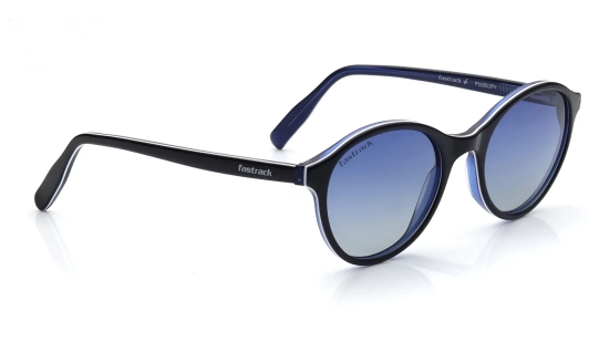 Blue Round Sunglasses for Men and Women