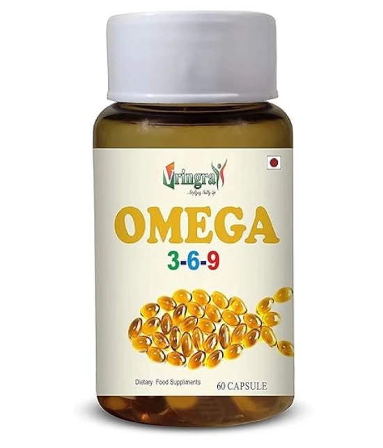 Vringra Fish Omega - Omega Fatty Acids Capsule ( Pack of 1 )