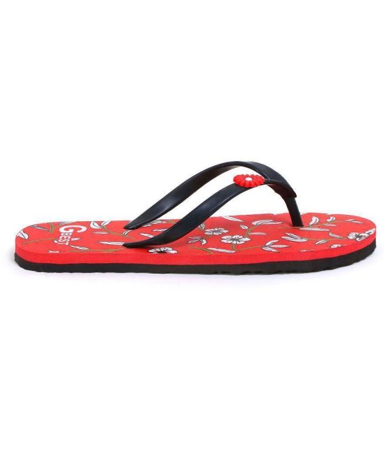 G Best - Red Women''s Flip Flop - None