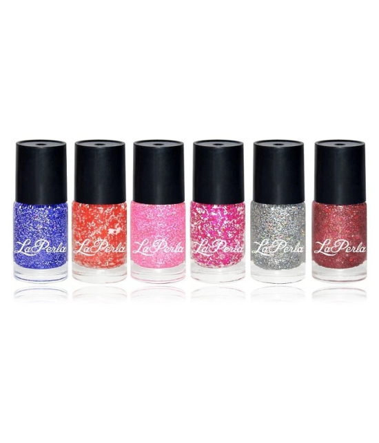 Laperla Multicolor Nail Polish With Zari-LNP905