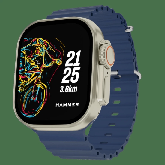 Hammer Active 2.0 Plus Bluetooth Calling Smartwatch with Gesture Control