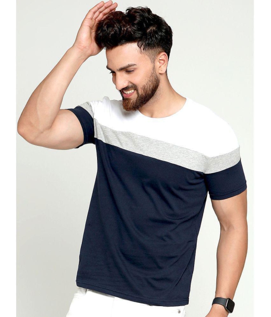 AUSK - Multicolor Cotton Blend Regular Fit Mens T-Shirt ( Pack of 2 ) - None