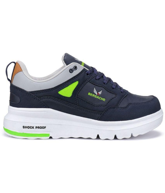 Bersache Men Sport Shoes Blue Mens Outdoor - None