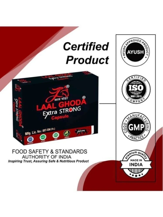 Ayurvedic Solution For Men Power, Build your Stamina with Laal ghoda Extra Strong Capsules