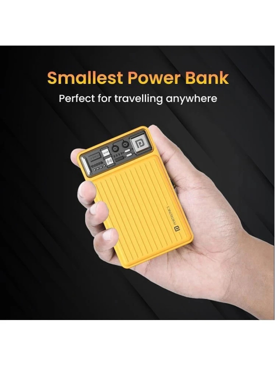 Portronics 10000 -mAh 22.5W Li-Ion Power Bank - Yellow