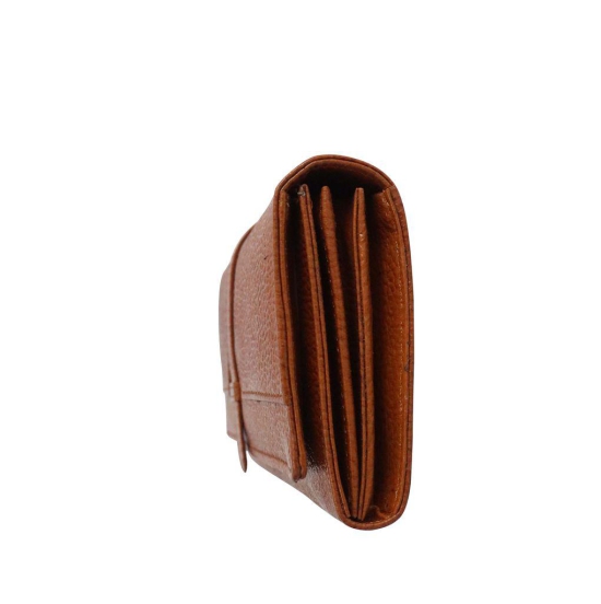 Women Trendy Tan Genuine Leather Wallet (PDS/LDB/23/0008P)