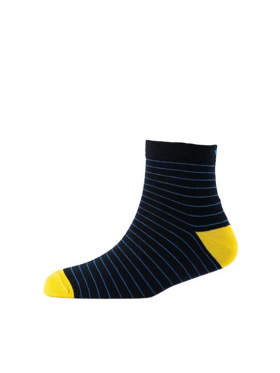 Men Pack Of 2 Striped Cotton Ankle Length Socks