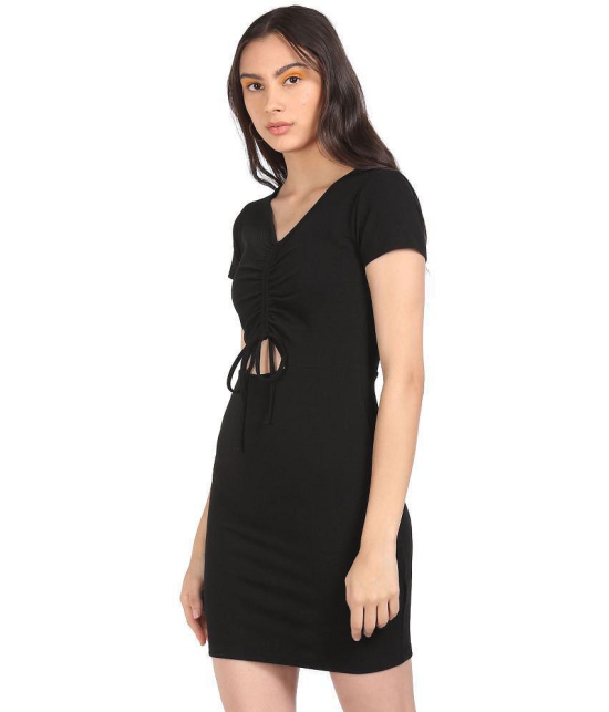 Sugr - Polyester Black Women's Shift dress ( Pack of 1 ) - None