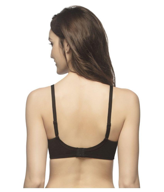 Amante Cotton T-Shirt Bra - Black Single - 34C