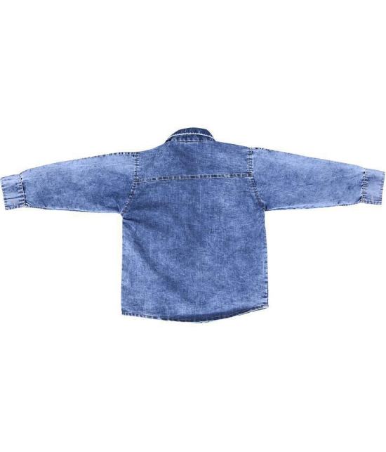 Kids Denim Full sleeves Shirt - None