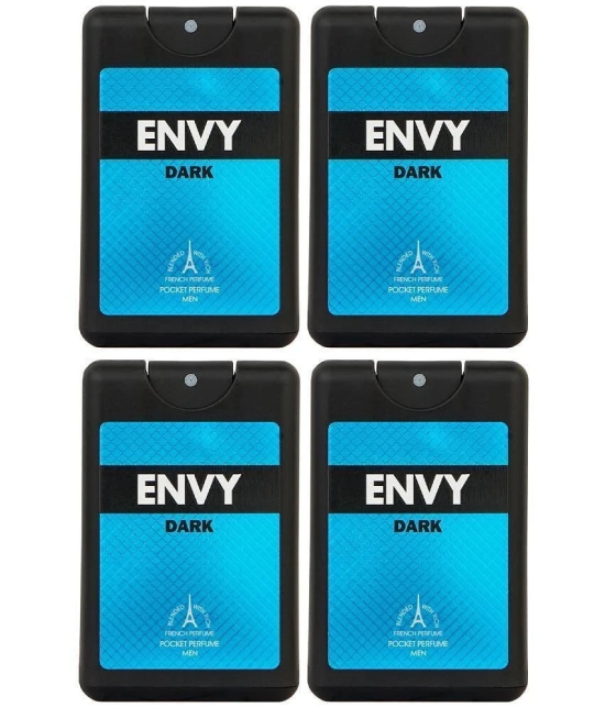 Envy Dark Pocket Perfume for Men - 18ML Each (Pack of 4)