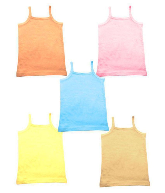 HAP Kids Colored Camisole \Pack Of Five - None