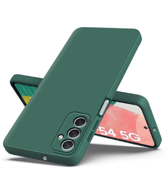 Case Vault Covers - Silicon Soft cases Compatible For Silicon Samsung Galaxy F54 5G ( Pack of 1 ) - Green