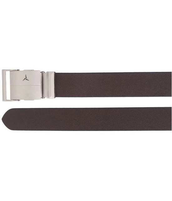 Loopa - Brown Leather Mens Formal Belt ( Pack of 1 ) - 30