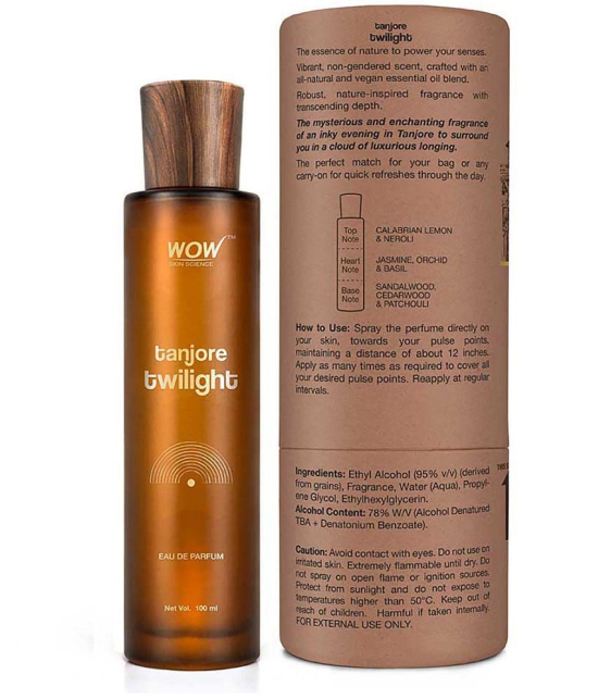 WOW Skin Science Eau De Parfum Tanjore Twilight - Floral And Sultry All Day Fragrance - Long Lasting & Unisex Perfume