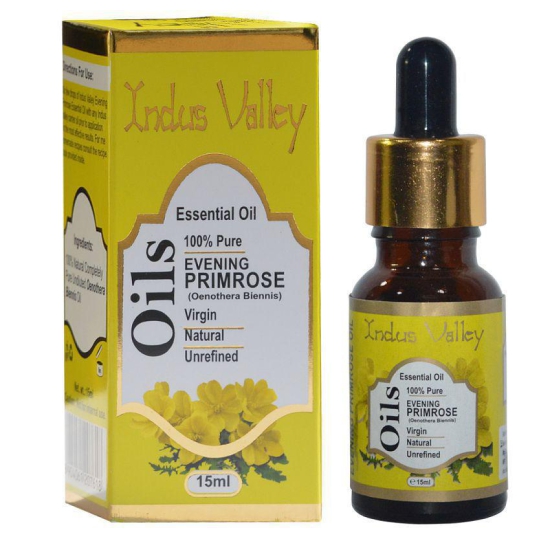 Indus Valley Evening Primrose Essential Oil and Jojoba Carrier Oil Moisturizer Combo Pack