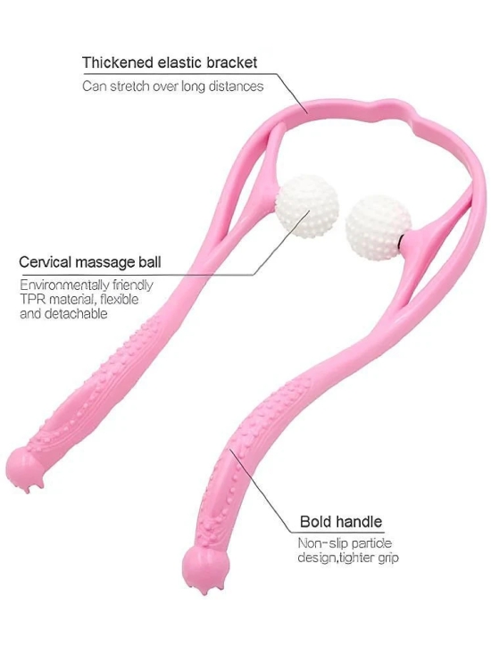 Acupressure 6 ball roller Massager Trigger for Pain Relief for Neck, Legs, Waist & Shoulder Relaxer