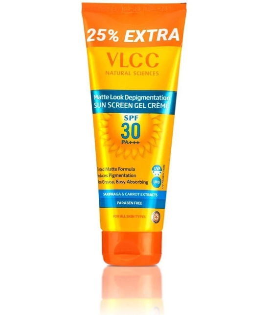 VLCC Matte Look SPF 30 PA ++ Sunscreen Gel Cream, 100 g with 25 g Extra (Pack of 2)