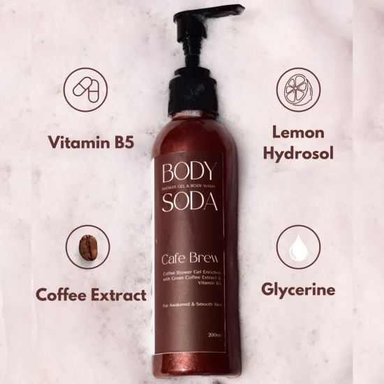 Cafe Brew Coffee Body Wash For Soft Skin