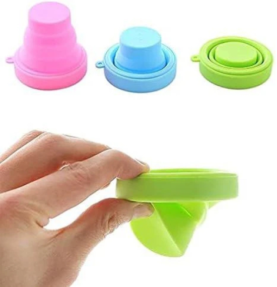 Estoreshouses Silicone Folding Camping Cup