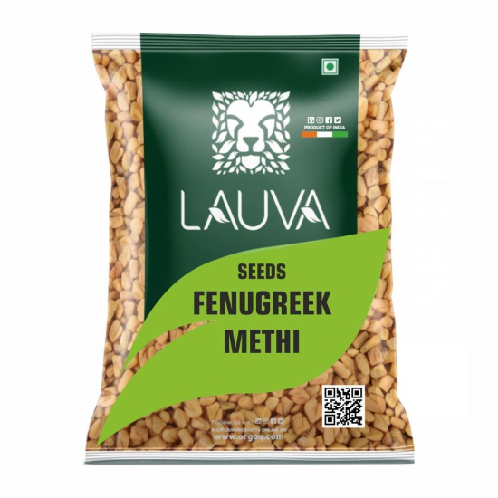 LAUVA Natural Fenugreek Seeds Whole I Methi Seeds Whole