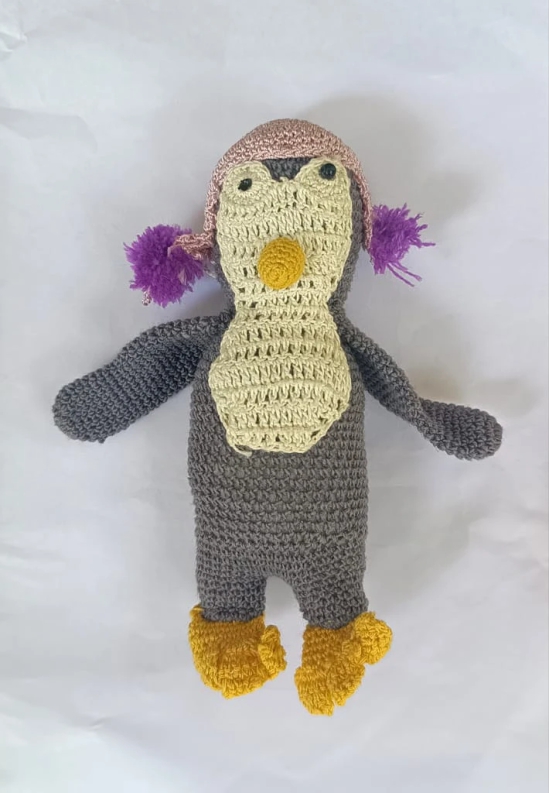 Handmade Crochet Penguin Plushie