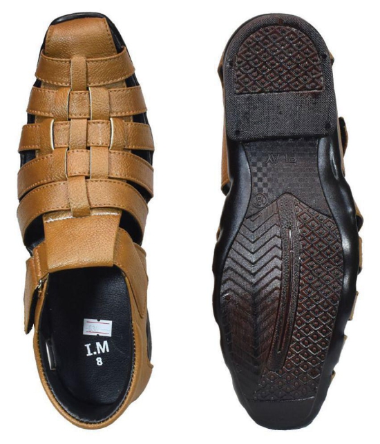 IndiForce - Brown  Men's Sandals - 5