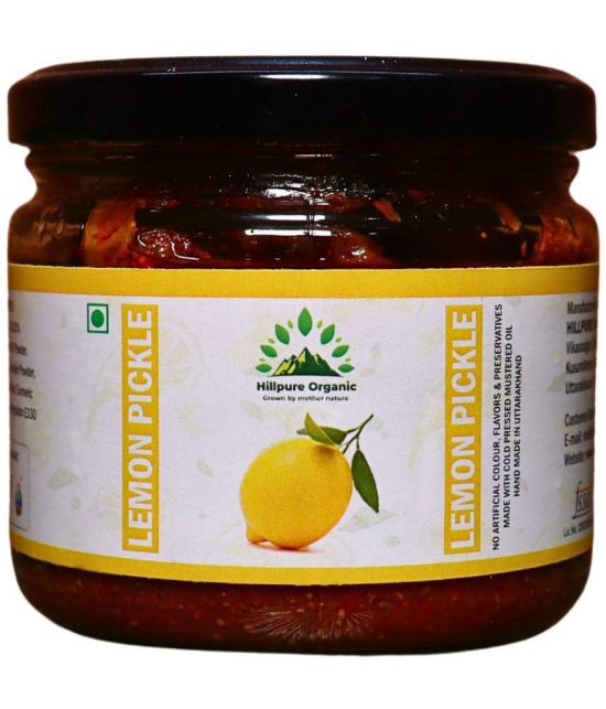 Hillpure Organic Lemon Pickle Pickle 300 g