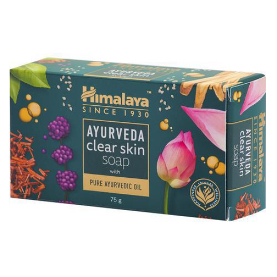 Himalaya Ayurveda Clear Skin Soap, Especially Made with Kanaka Taila, 75 g