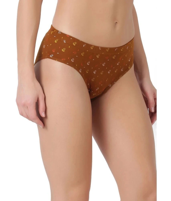 Dollar Multi Color Womens Panty Cotton Printed Womens Hipster ( Pack of 4 ) - None