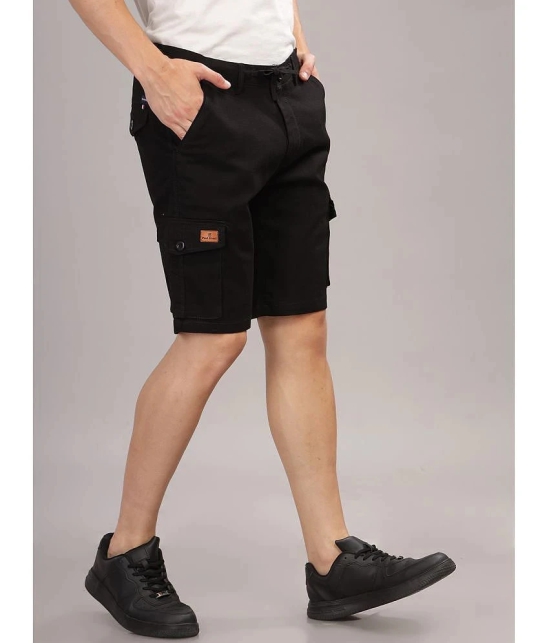 Paul Street Black Linen Mens Chino Shorts ( Pack of 1 ) - None