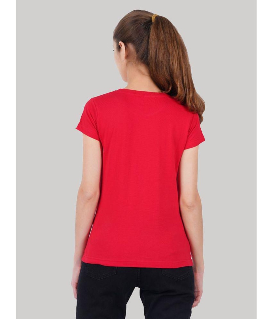 ferocious - Red Cotton Regular Fit Women's T-Shirt ( Pack of 1 ) - None