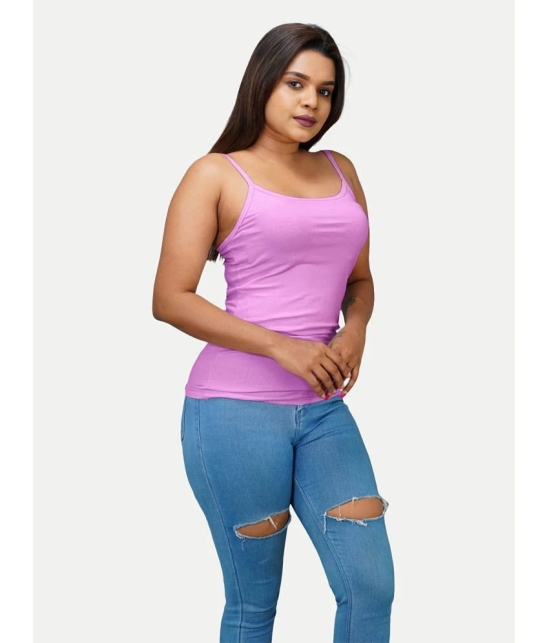 Radprix Cotton Camisoles - Pink Single - None