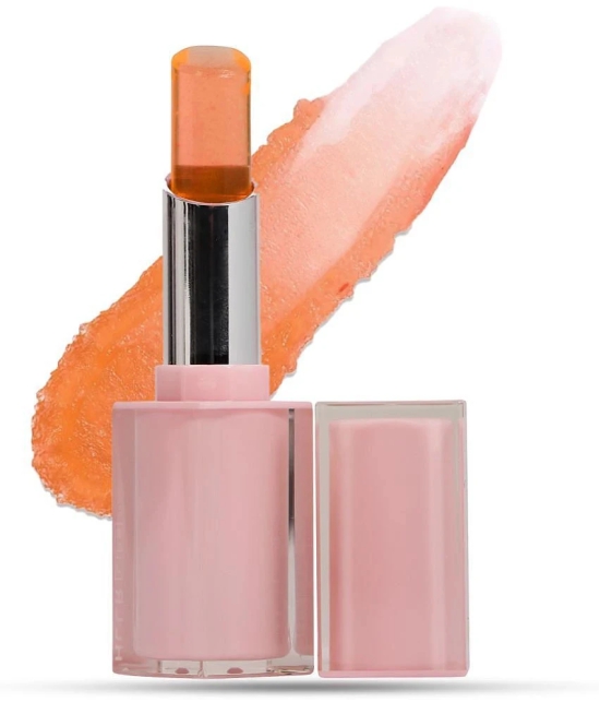 Seven Seas Long Lasting | Smooth Texture | Glass Finish | Rouge Gel Lipstick (Orange 2.8g)