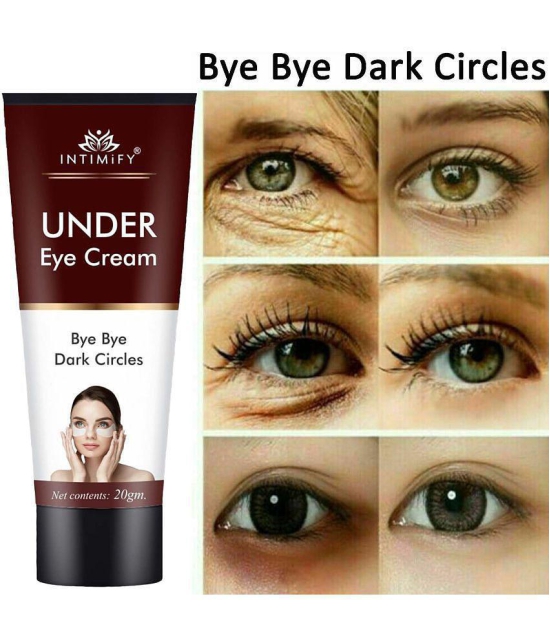 Intimify Under Eye Cream for Removing Dark Circles, Dark Spots, Removing Fine Lines & Wrinkles Eye Mask 20 g