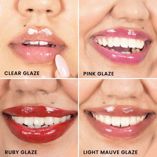 Brightening Lip Balm | Kit of 2-Clear + Light Mauve Glaze