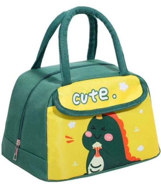 House Of Quirk Green Lunch Bags ( 1 Pc ) - Green