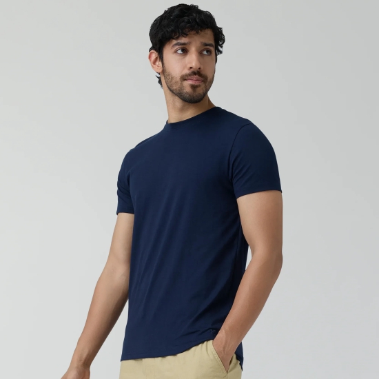 Code Cotton Rich T-shirts Midnight Blue L