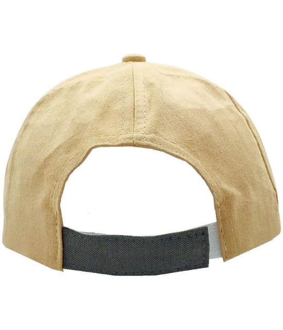 Zacharias boy's Kids Cotton Cap kc-07 Beige (Pack of 1) (1-4 Years) - None