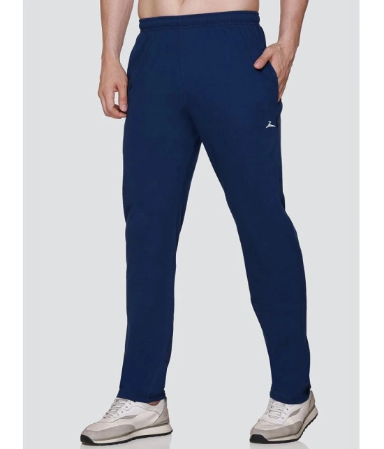 Zeffit Blue Cotton Blend Mens Sports Trackpants ( Pack of 1 ) - None