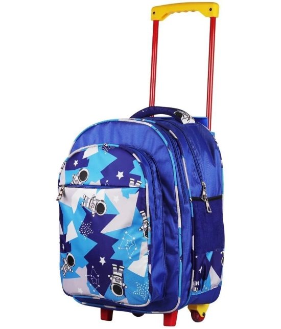 Da Tasche 25 Ltrs Blue Trolley Bag for Unisex