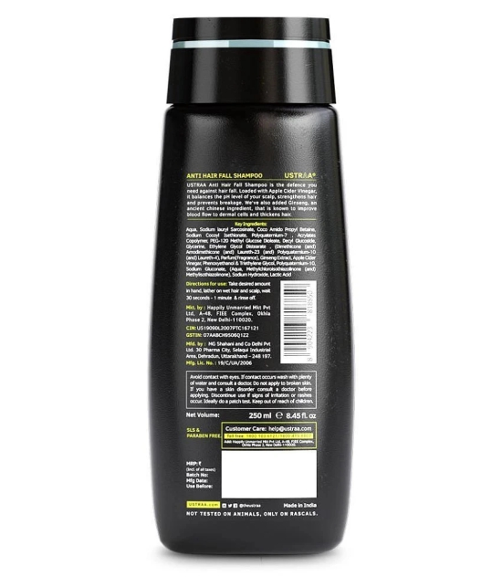 Ustraa Hair Growth Vitalizer - 100ml & Anti Hair Fall Shampoo - 250ml