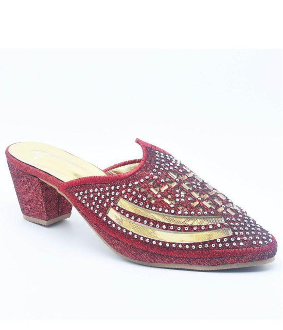 Dream Makers - Red Women''s Mules Heels - None