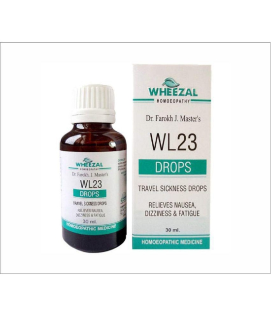 Wheezal WL-23 Travel Sickness Drops (30ml) (PACK OF TWO) Drops 30 ml