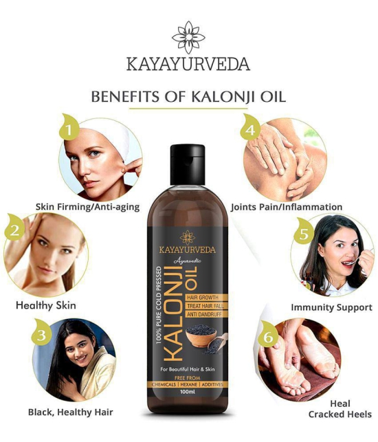 KAYAYURVEDA - Hair Growth Kalonji Oil 100 ml ( Pack of 1 )