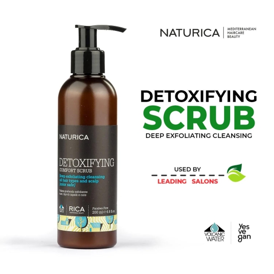 Naturica Detoxifying Scrub with Wheat Protein for All type Hair-200ml