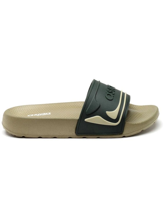 ASIAN Olive Mens Slide Flip Flop - None