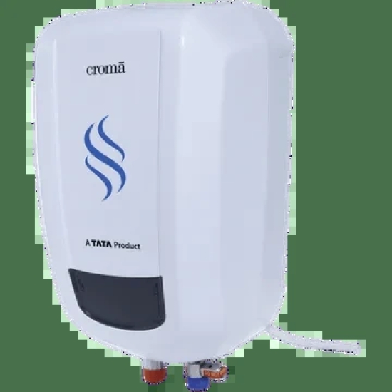 Croma 5 Litres Instant Water Geyser (3000 Watts, White & Blue)